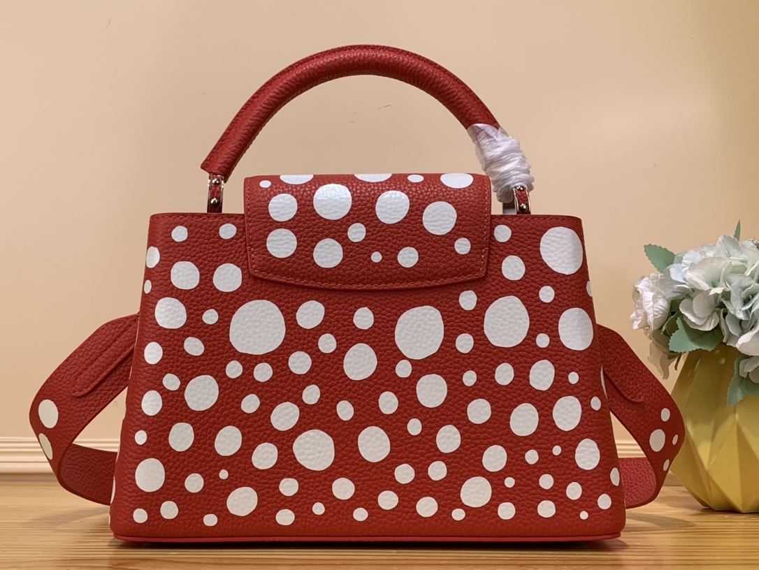 Bagsaaa L0vis Vvtt0n Capucines PM YK Red - 31cm