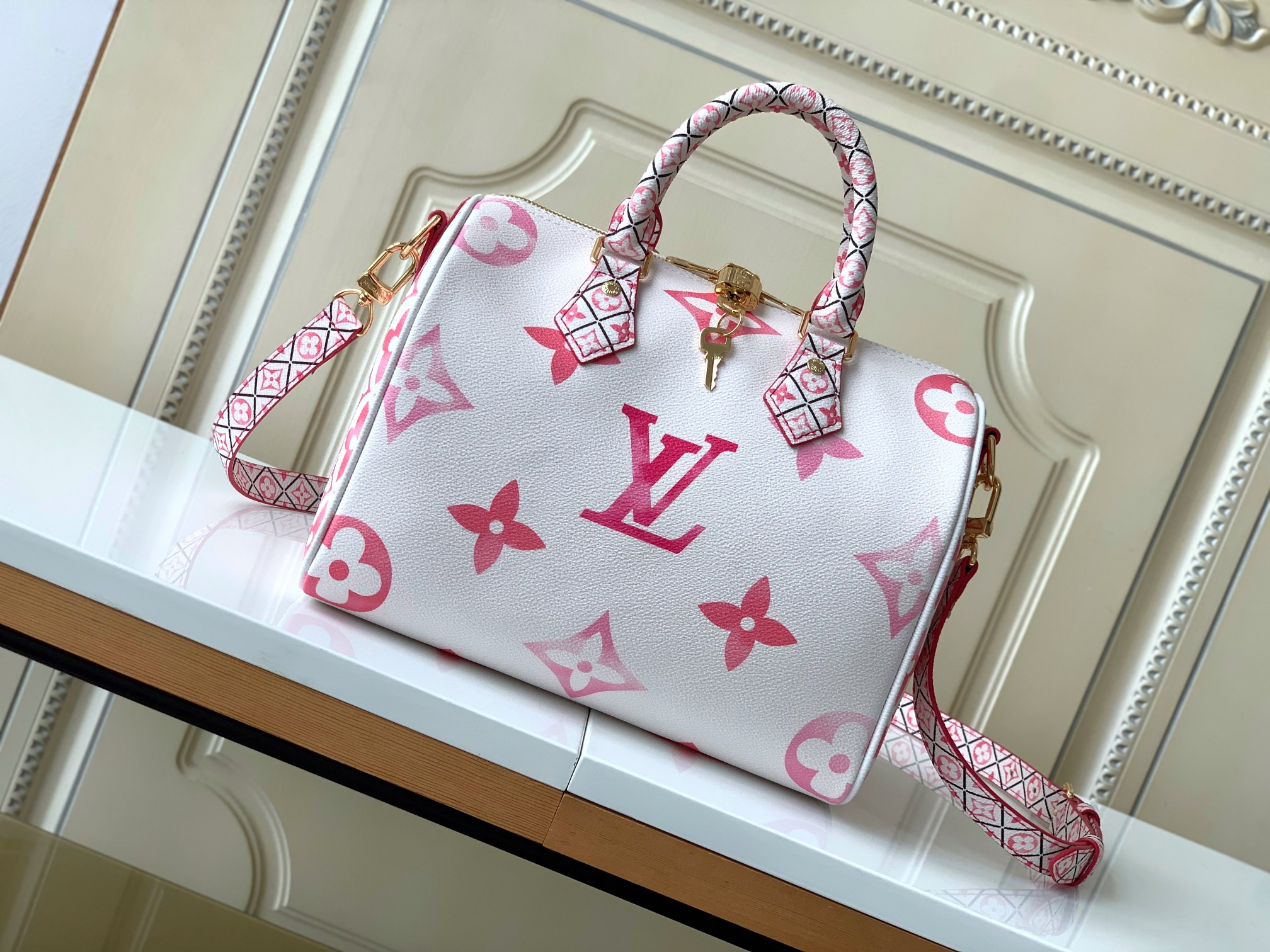 Bagsaaa L0vis Vvtt0n By The Pool Speedy Bandoulière 25 Pink - 25 x 19 x 15 cm