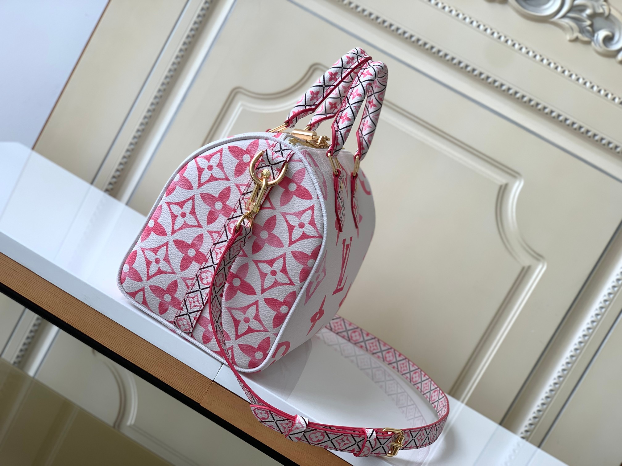 Bagsaaa L0vis Vvtt0n By The Pool Speedy Bandoulière 25 Pink - 25 x 19 x 15 cm