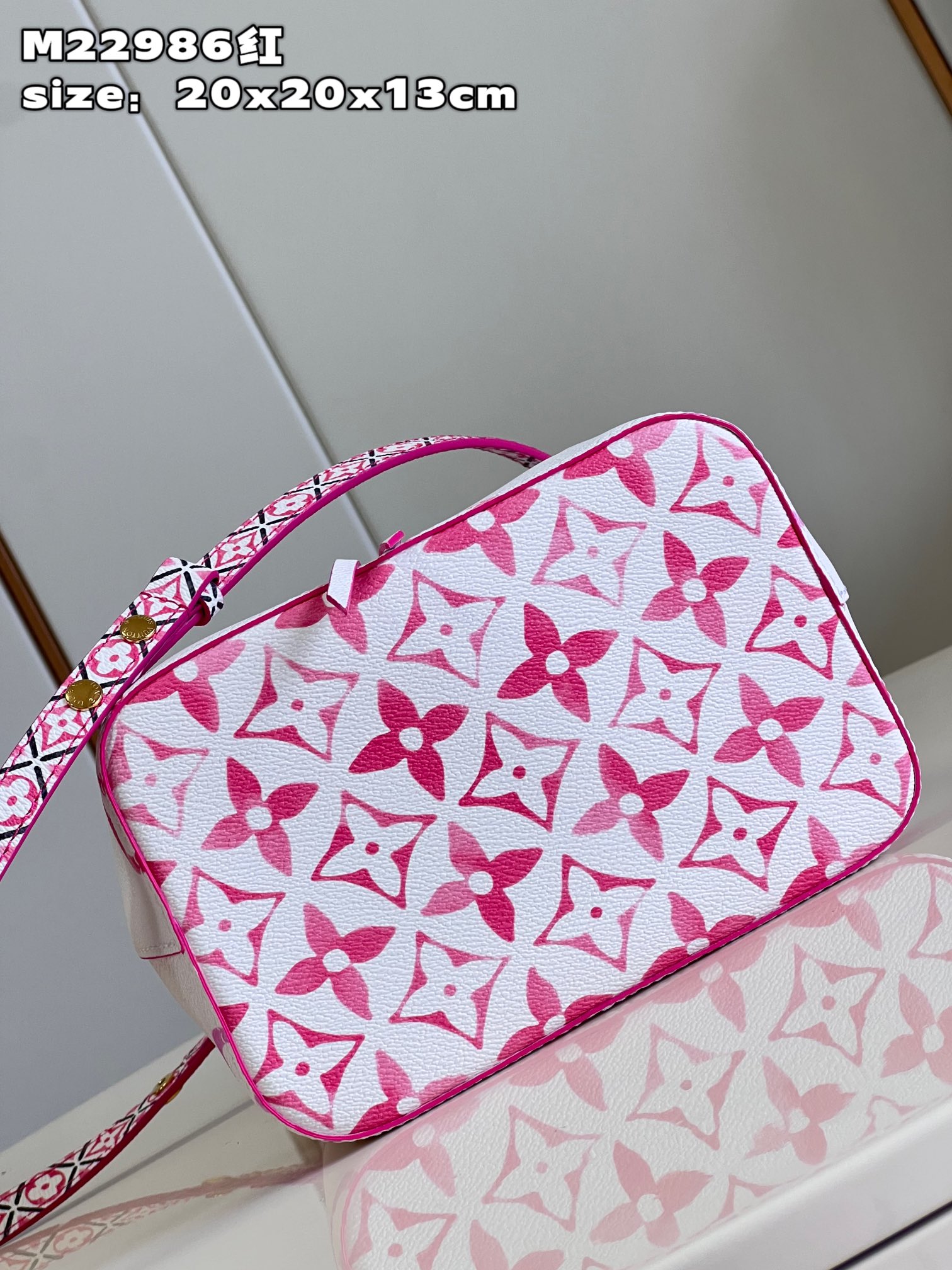 Bagsaaa L0vis Vvtt0n By The Pool Néonoé BB Pink - 20 x 20 x 13 cm