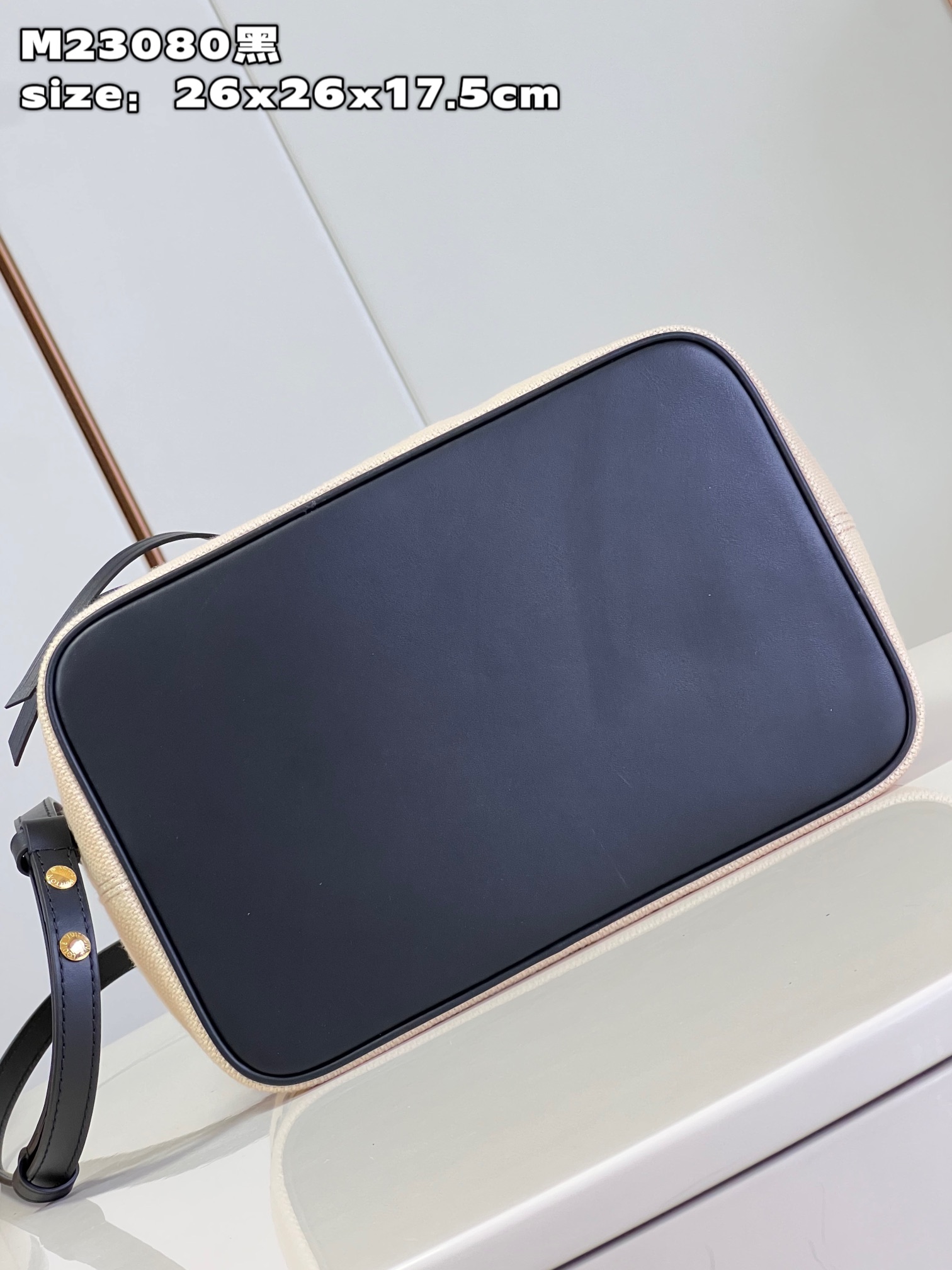 Bagsaaa L0vis Vvtt0n Neonoe Noir Beige with Lotus cotton - 26*26*17.5CM
