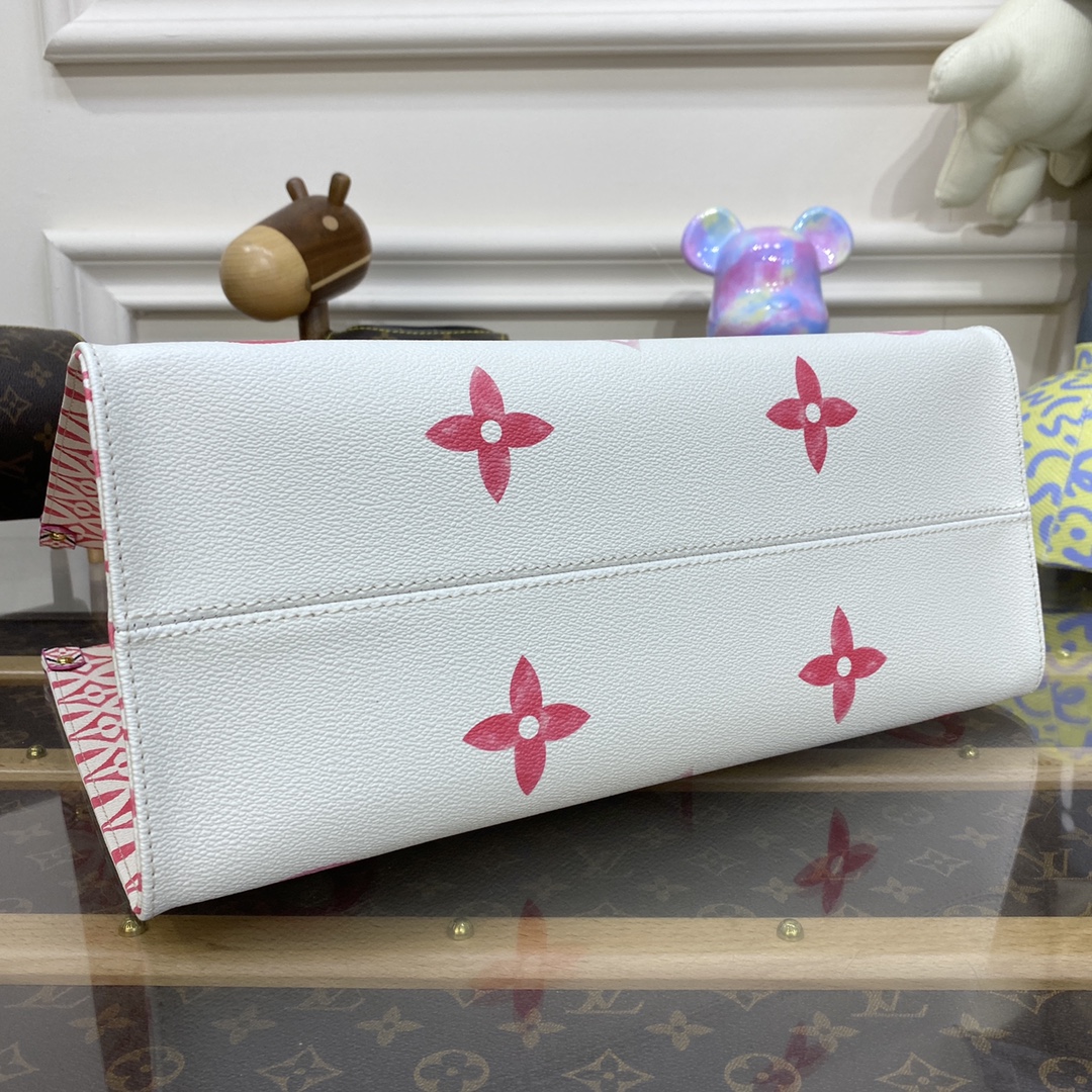 Bagsaaa L0vis Vvtt0n By The Pool Onthego MM Pink - 35*27*14CM