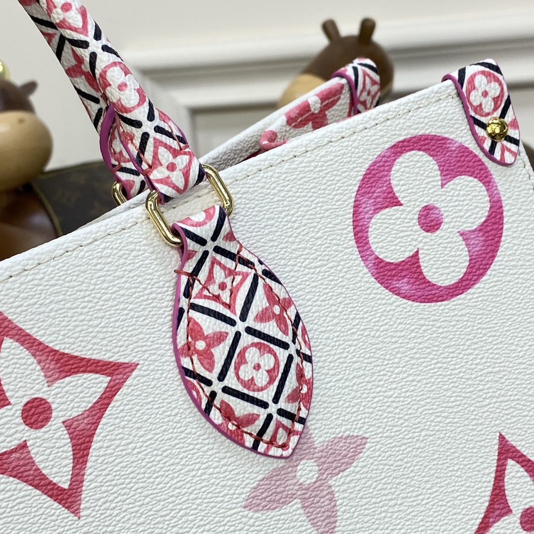 Bagsaaa L0vis Vvtt0n By The Pool Onthego MM Pink - 35*27*14CM
