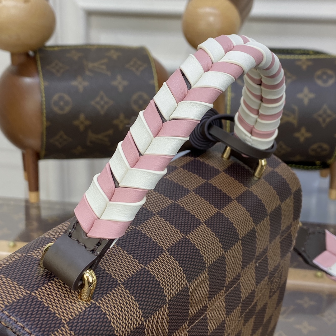 Bagsaaa L0vis Vvtt0n Sac Croisette Damier Ebene Canvas - 25 x 17 x 9.5cm