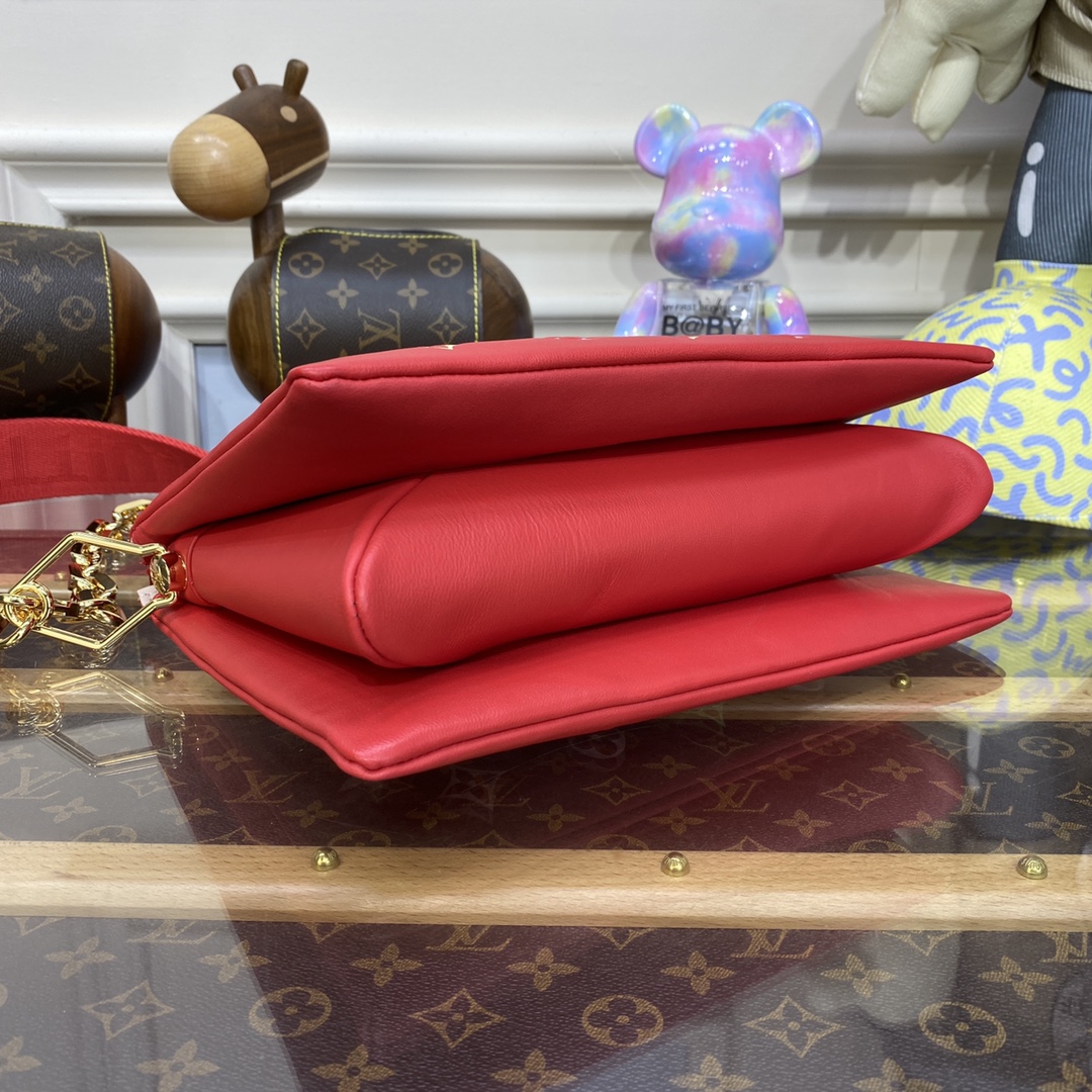 Bagsaaa L0vis Vvtt0n Coussin PM Nautical Red - 26 x 20 x 12