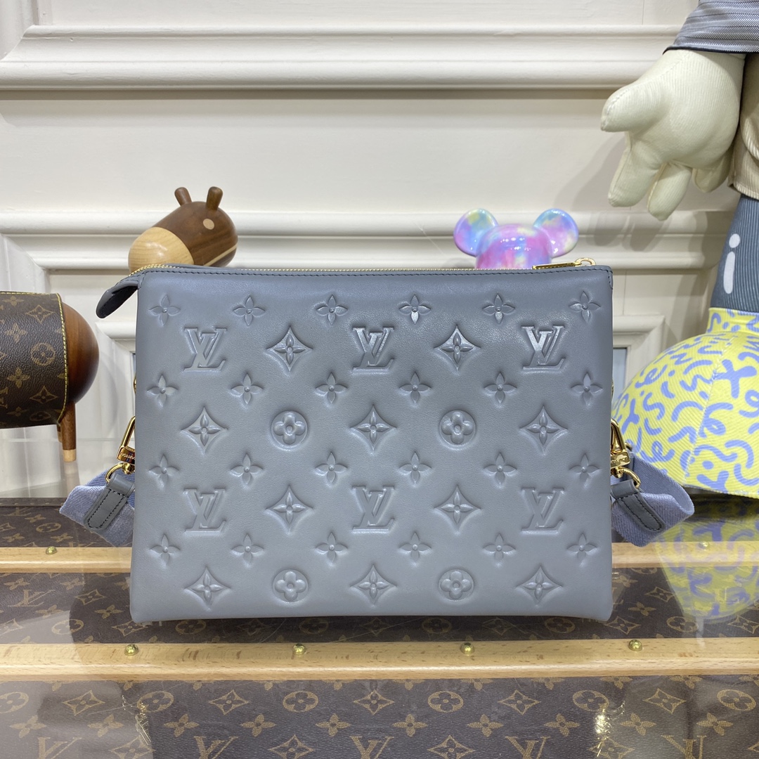 Bagsaaa L0vis Vvtt0n Coussin PM Grey - 26 x 20 x 12