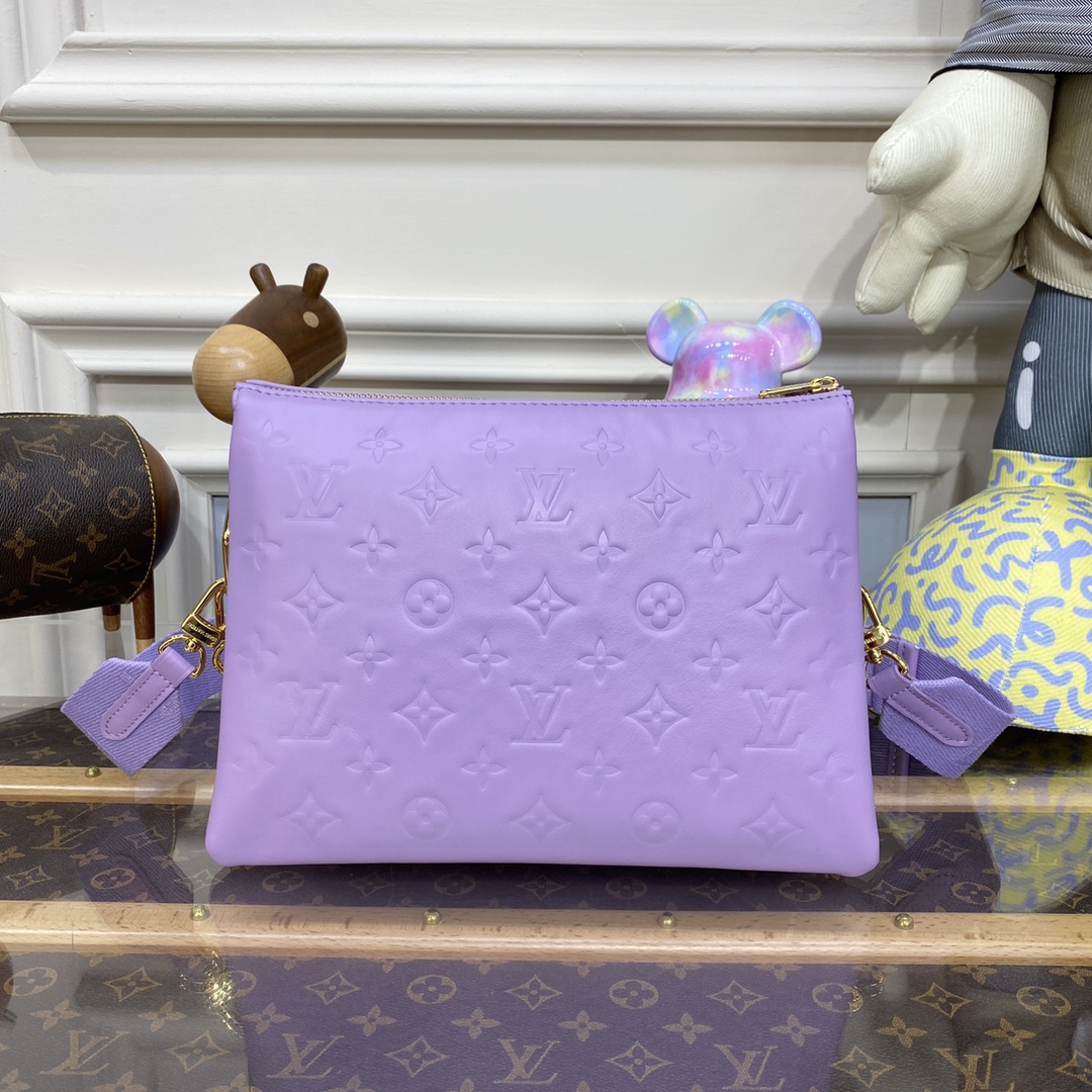 Bagsaaa L0vis Vvtt0n Coussin PM Purple - 26 x 20 x 12cm