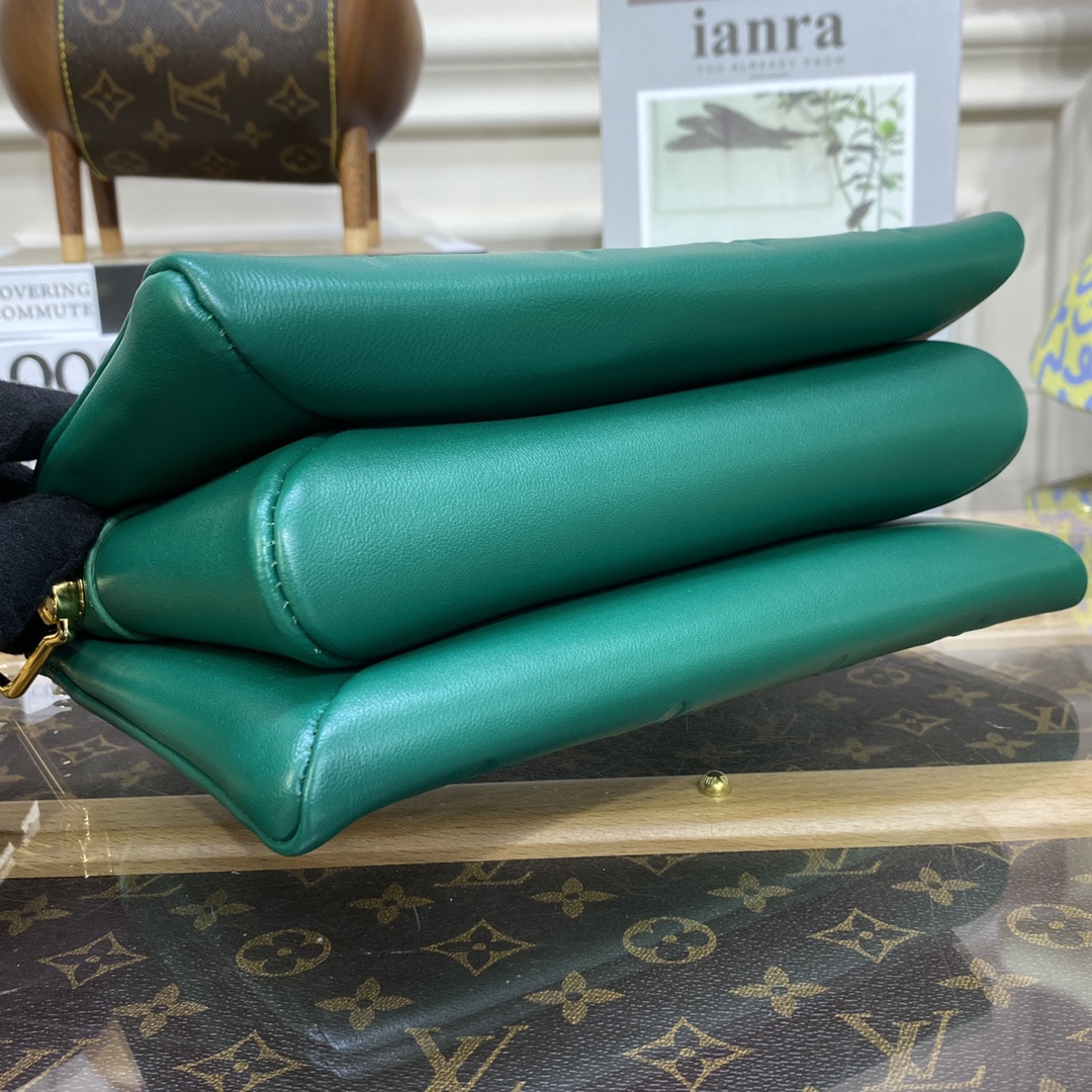 Bagsaaa L0vis Vvtt0n Coussin BB Green - 20 x 16 x 7 cm