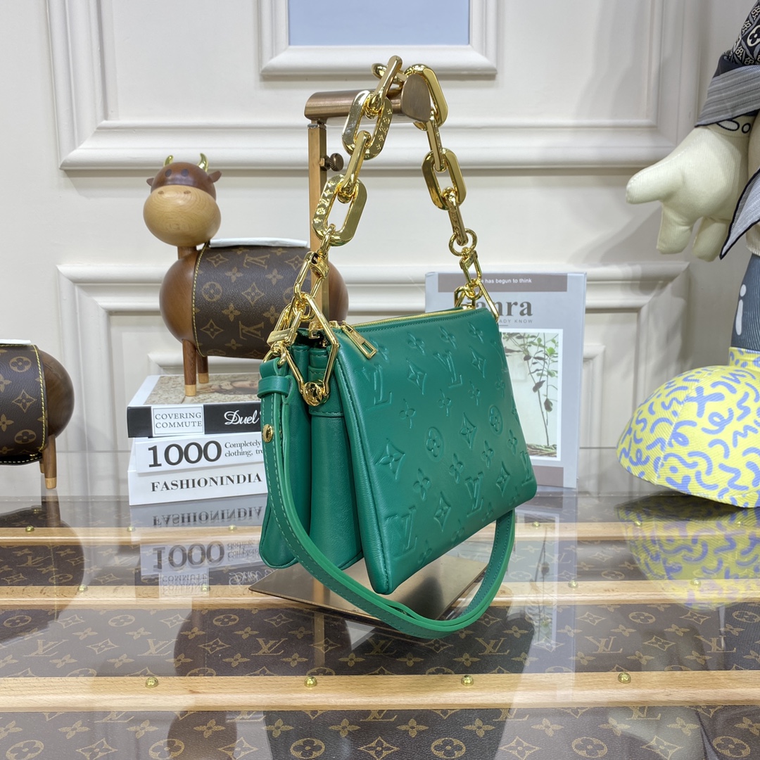 Bagsaaa L0vis Vvtt0n Coussin BB Green - 20 x 16 x 7 cm
