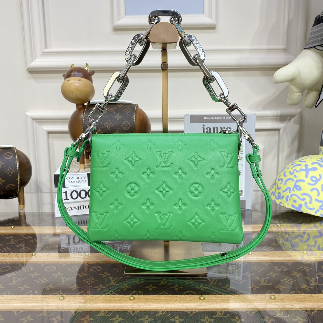 Bagsaaa L0vis Vvtt0n Coussin BB Light Green - 20 x 16 x 7 cm