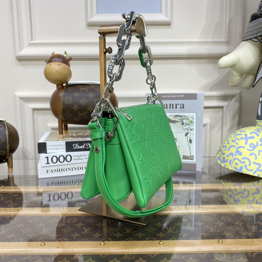 Bagsaaa L0vis Vvtt0n Coussin BB Light Green - 20 x 16 x 7 cm