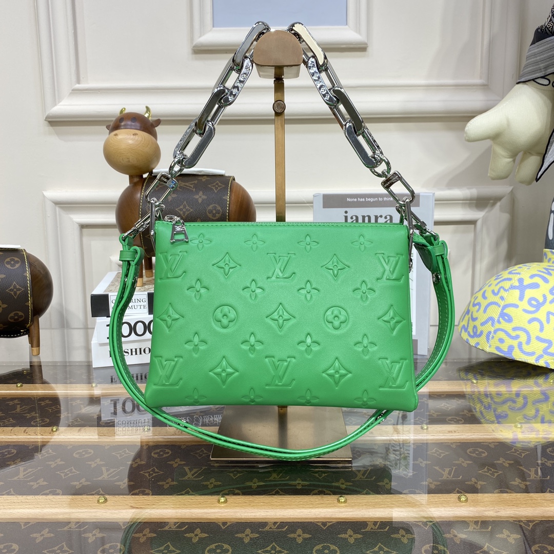 Bagsaaa L0vis Vvtt0n Coussin BB Light Green - 20 x 16 x 7 cm