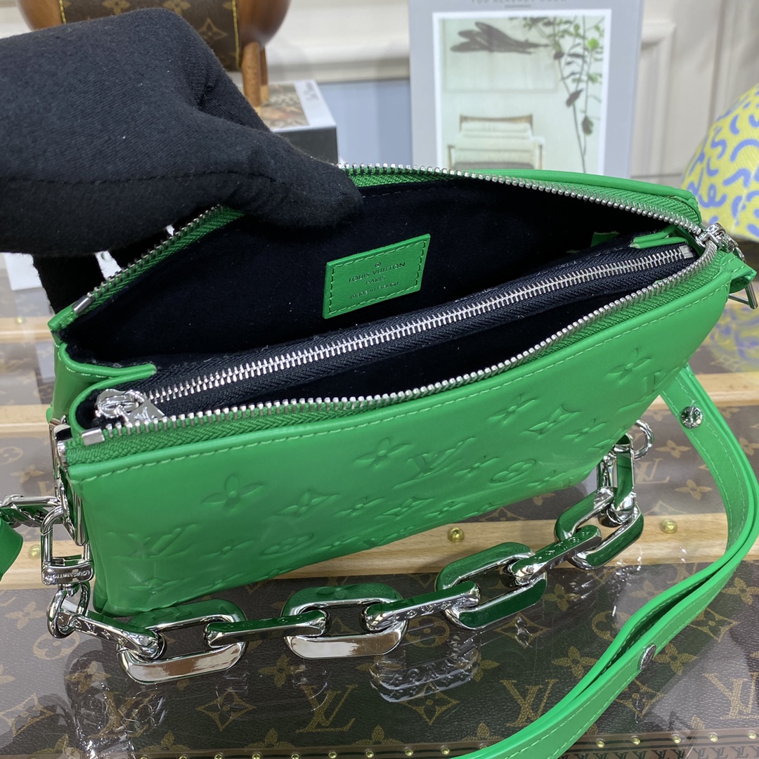 Bagsaaa L0vis Vvtt0n Coussin BB Light Green - 20 x 16 x 7 cm