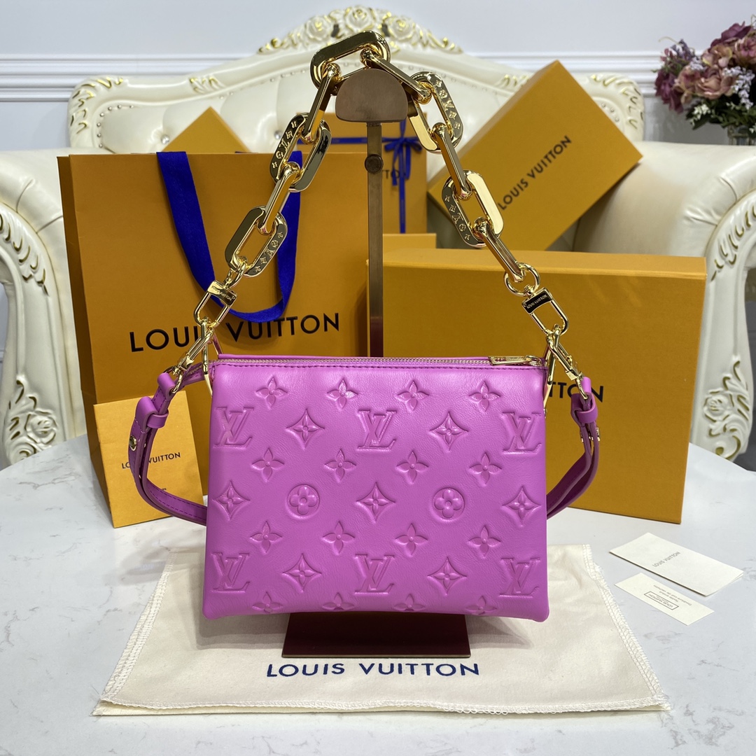 Bagsaaa L0vis Vvtt0n Coussin BB Purple - 20 x 16 x 7 cm
