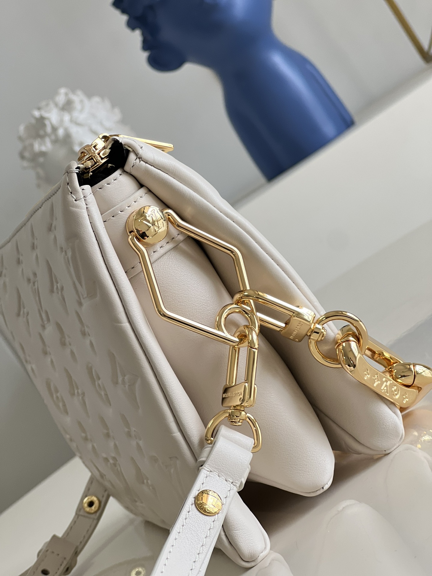 Bagsaaa L0vis Vvtt0n Coussin BB White - 20 x 16 x 7 cm