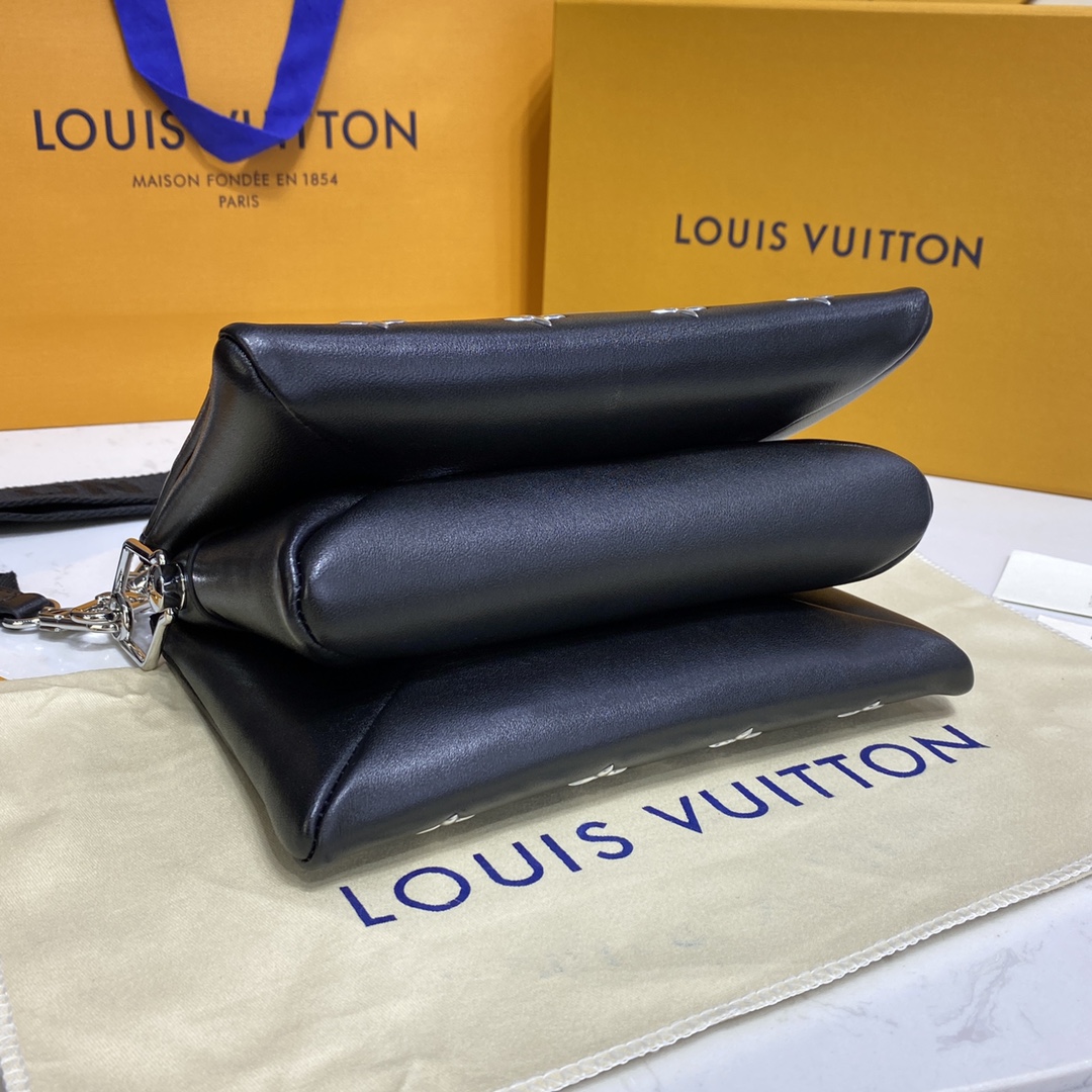 Bagsaaa L0vis Vvtt0n Coussin BB Black - 20 x 16 x 7 cm