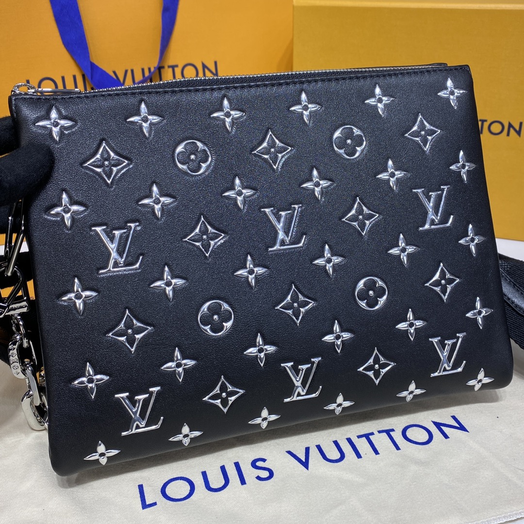 Bagsaaa L0vis Vvtt0n Coussin PM Black - 26 x 20 x 12
