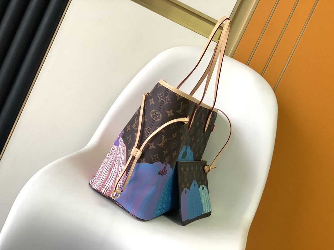 Bagsaaa L0vis Vvtt0n YK Neverfull MM Pumpkin print - 32.0 x 29.0 x 17.0 cm