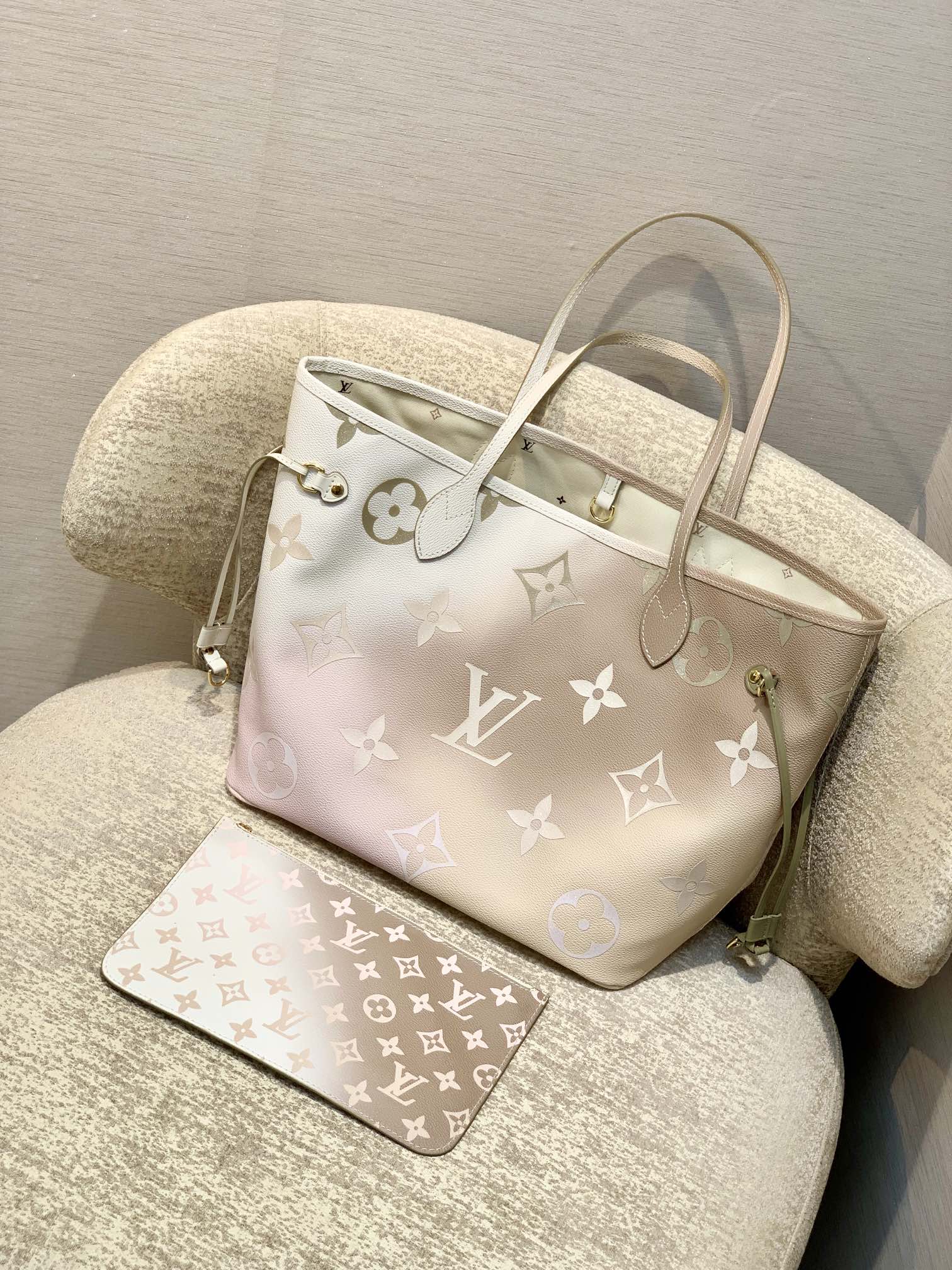 Bagsaaa L0vis Vvtt0n Neverfull MM Sunset Pastel - 31x28x14cm