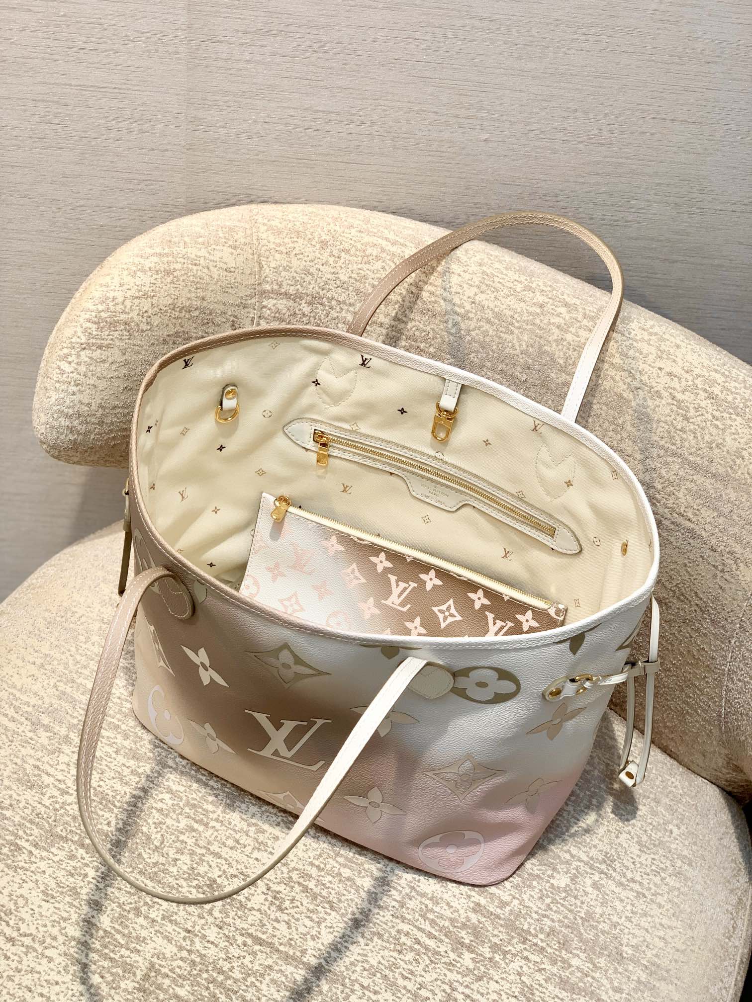 Bagsaaa L0vis Vvtt0n Neverfull MM Sunset Pastel - 31x28x14cm