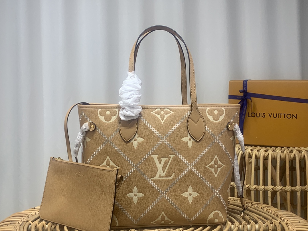 Bagsaaa L0vis Vvtt0n Neverfull MM Arizona Brown - 31x28x14cm