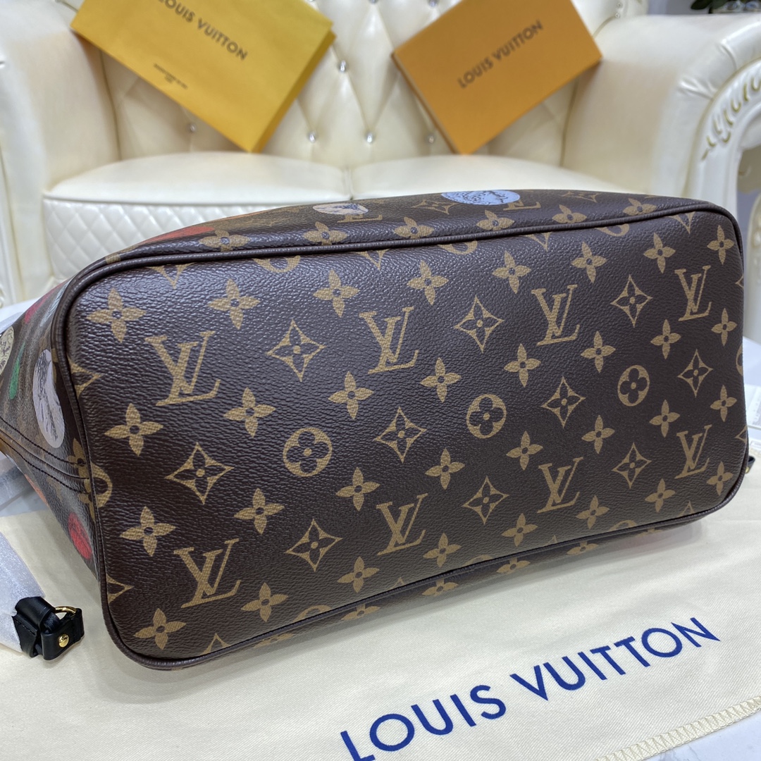 Bagsaaa L0vis Vvtt0n Neverfull MM Fornasetti - 31.0 x 28.0 x 14.0cm