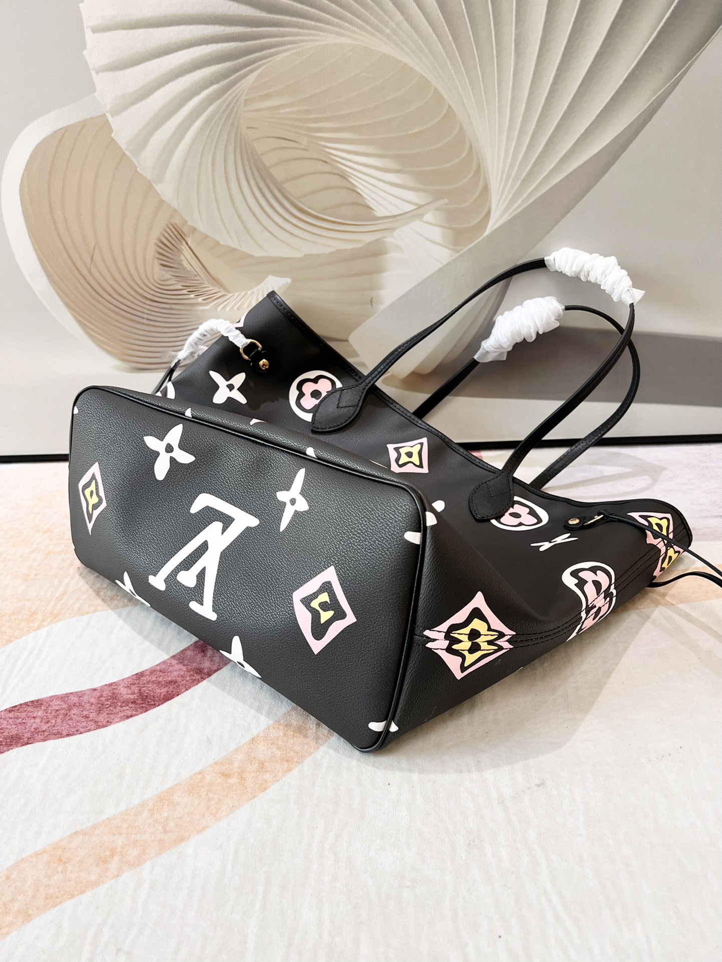 Bagsaaa L0vis Vvtt0n Neverfull MM Wild At Heart Black - 31x28x14cm