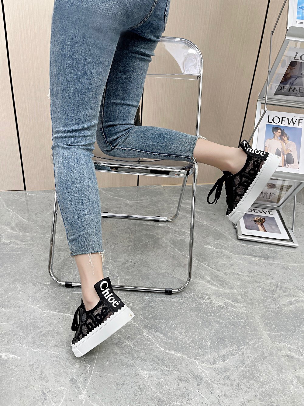 Bagsaaa Chloe Lauren Sneakers Black