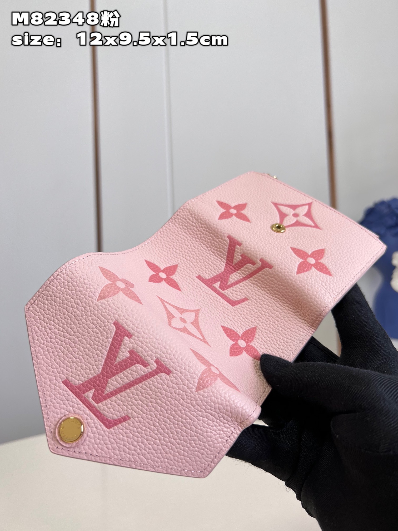 Bagsaaa L0vis Vvtt0n Victonire Pink Wallet - 12x9cm