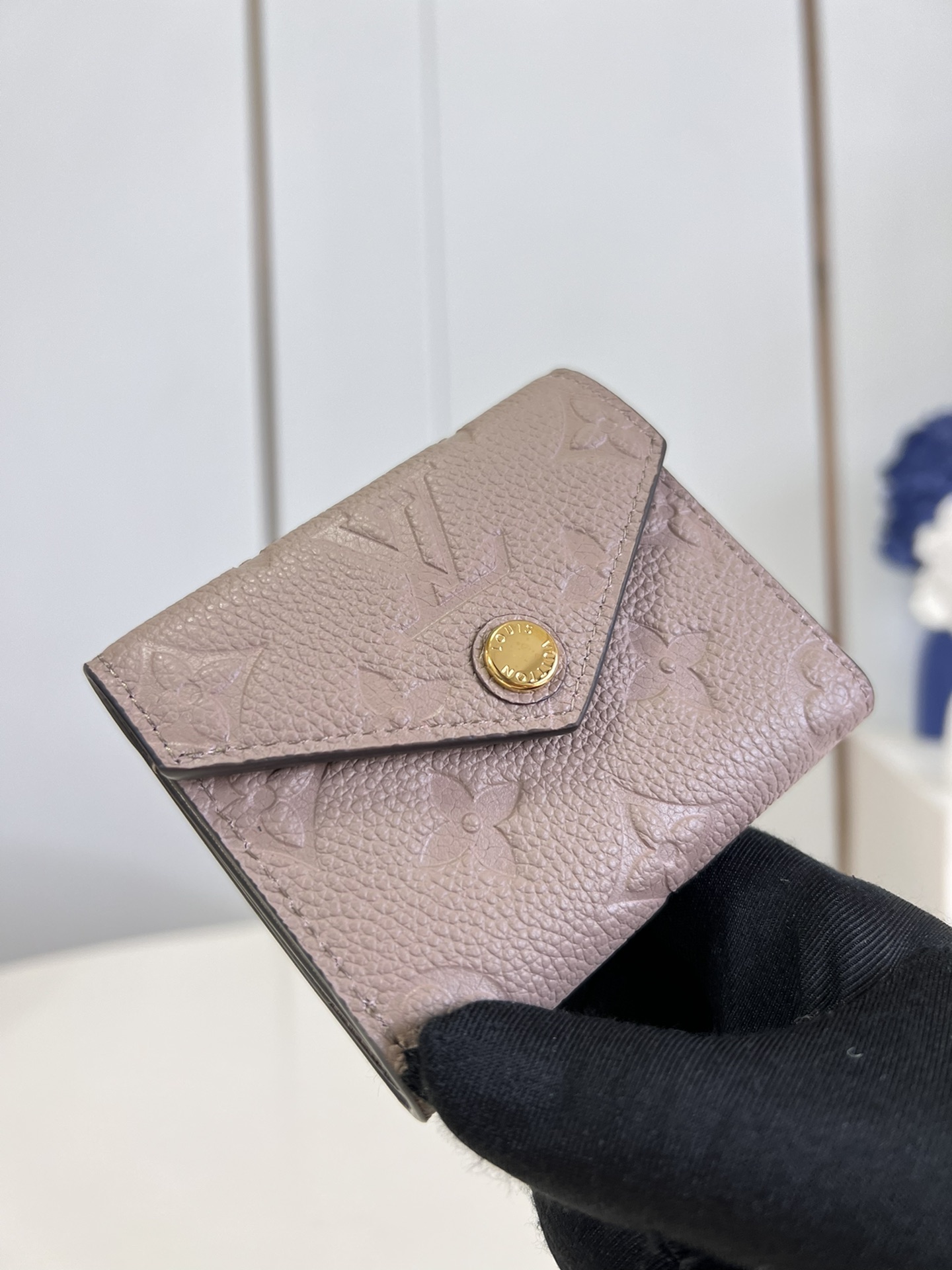 Bagsaaa L0vis Vvtt0n Victonire Taupe Wallet - 12x9cm
