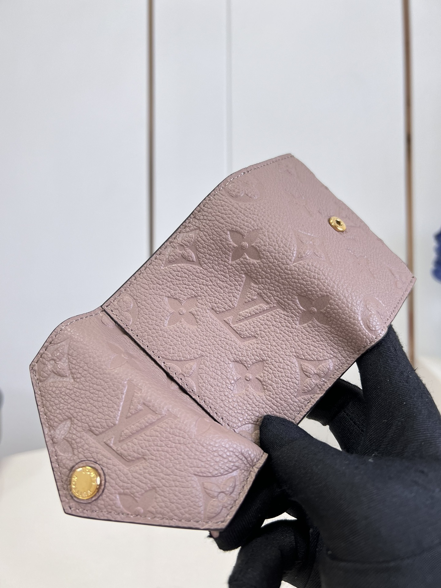Bagsaaa L0vis Vvtt0n Victonire Taupe Wallet - 12x9cm