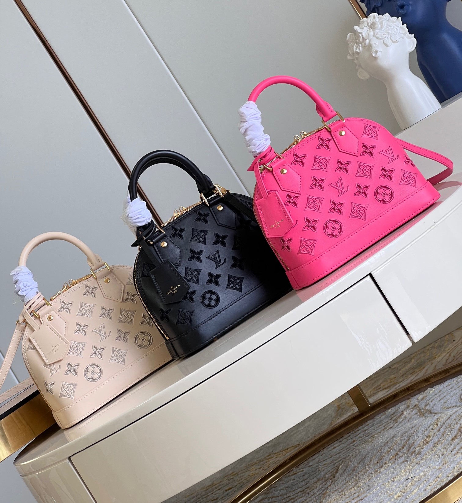 Bagsaaa L0vis Vvtt0n Alma BB Fashion Leather - 23.5 x 17.5 x 11.5 cm