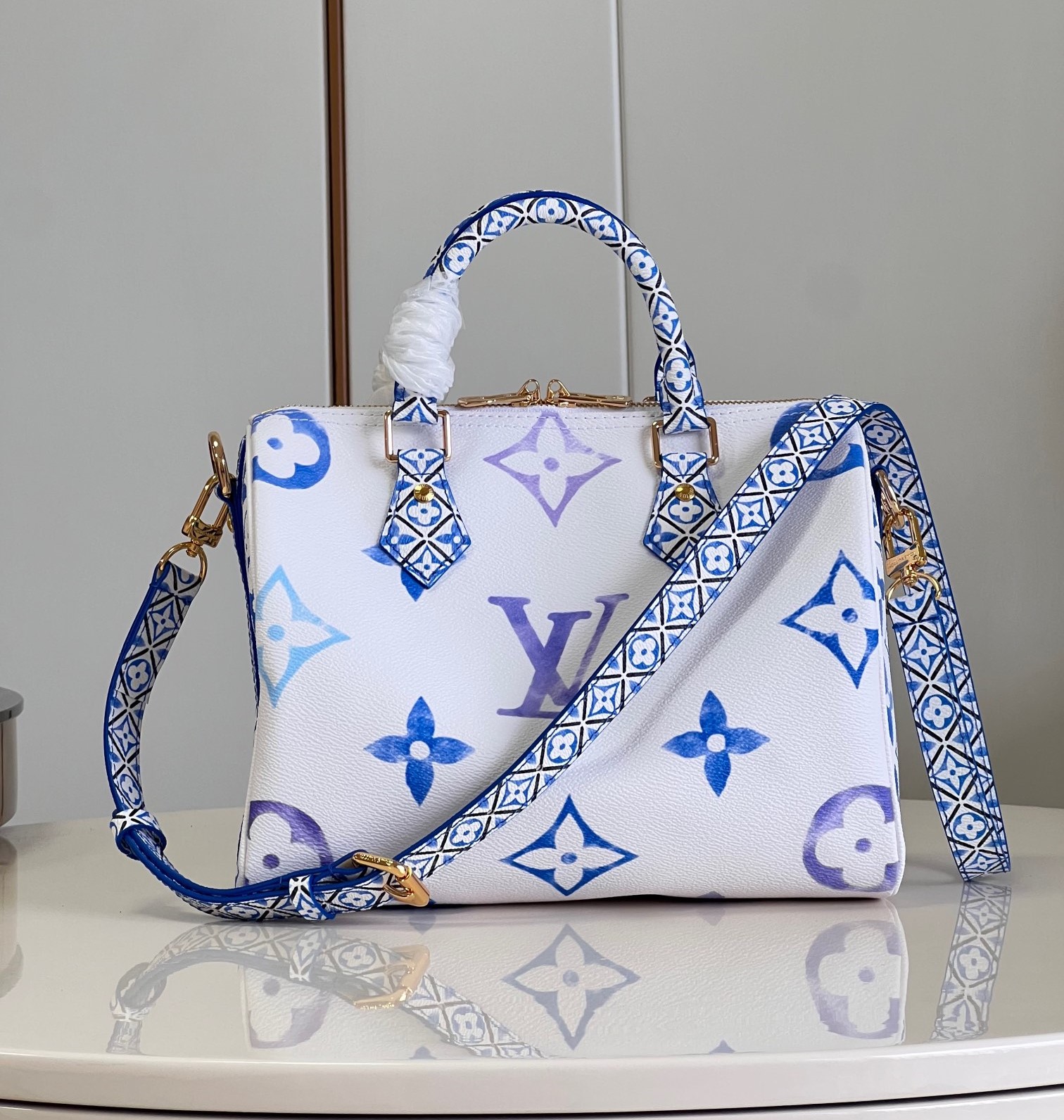 Bagsaaa L0vis Vvtt0n By The Pool Speedy Bandoulière 25 Blue - 25 x 19 x 15 cm
