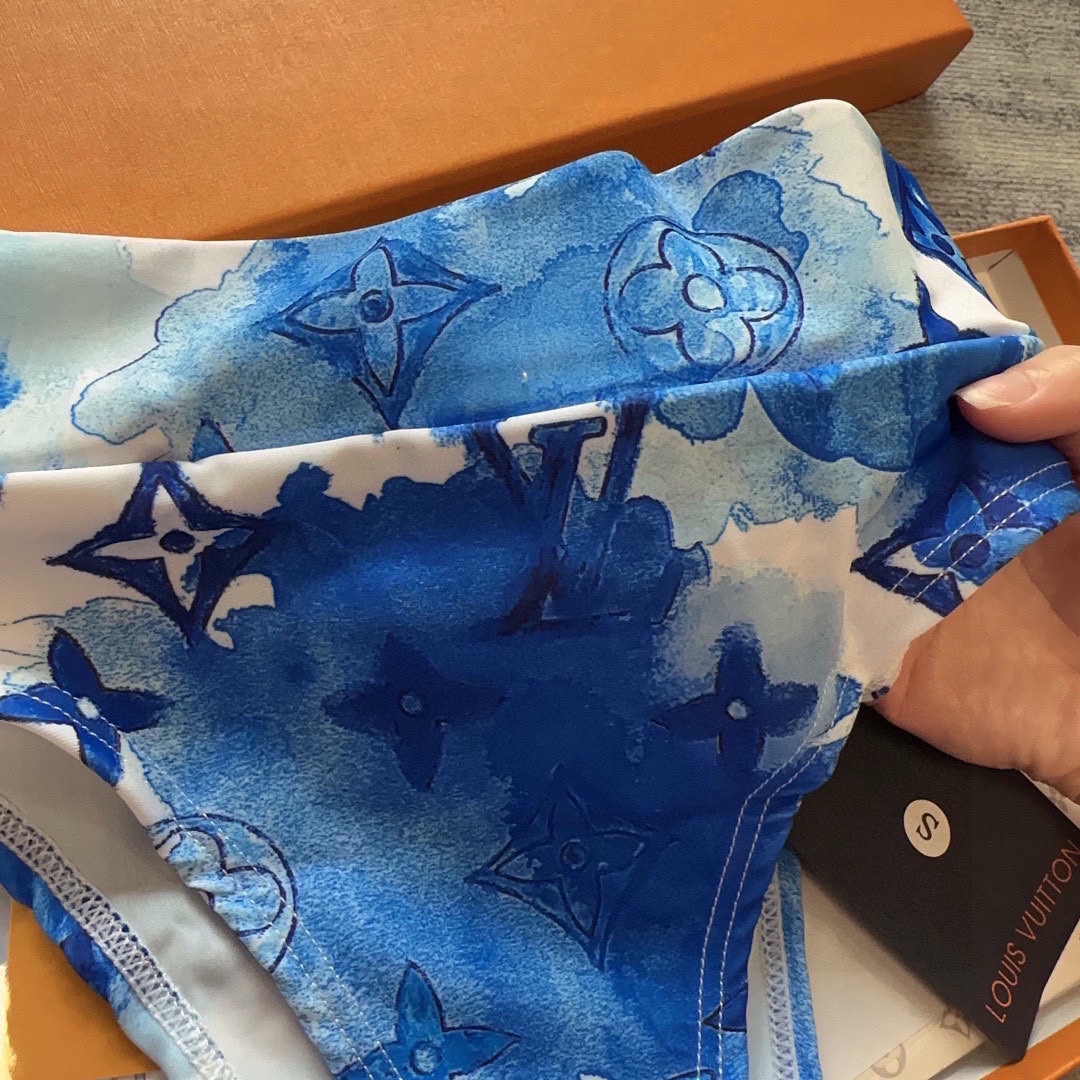 Bagsaaa L0vis Vvtt0n Bikini Blue Monogram
