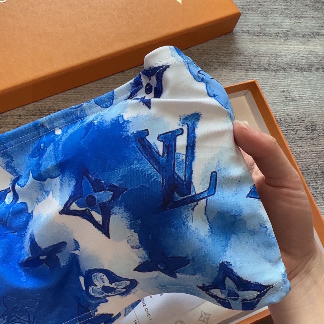 Bagsaaa L0vis Vvtt0n Bikini Blue Monogram