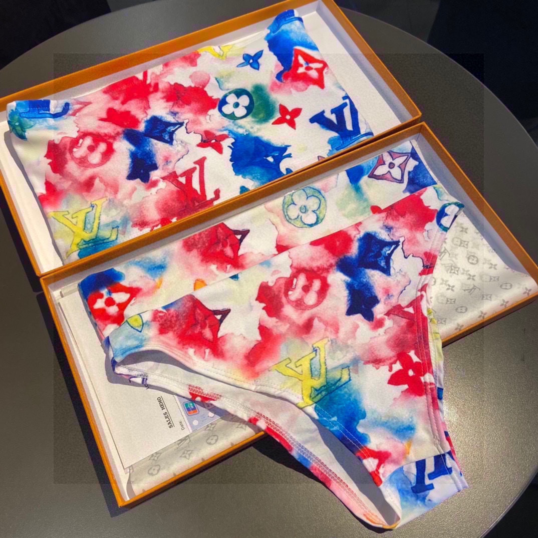 Bagsaaa L0vis Vvtt0n Bikini Colorful Monogram