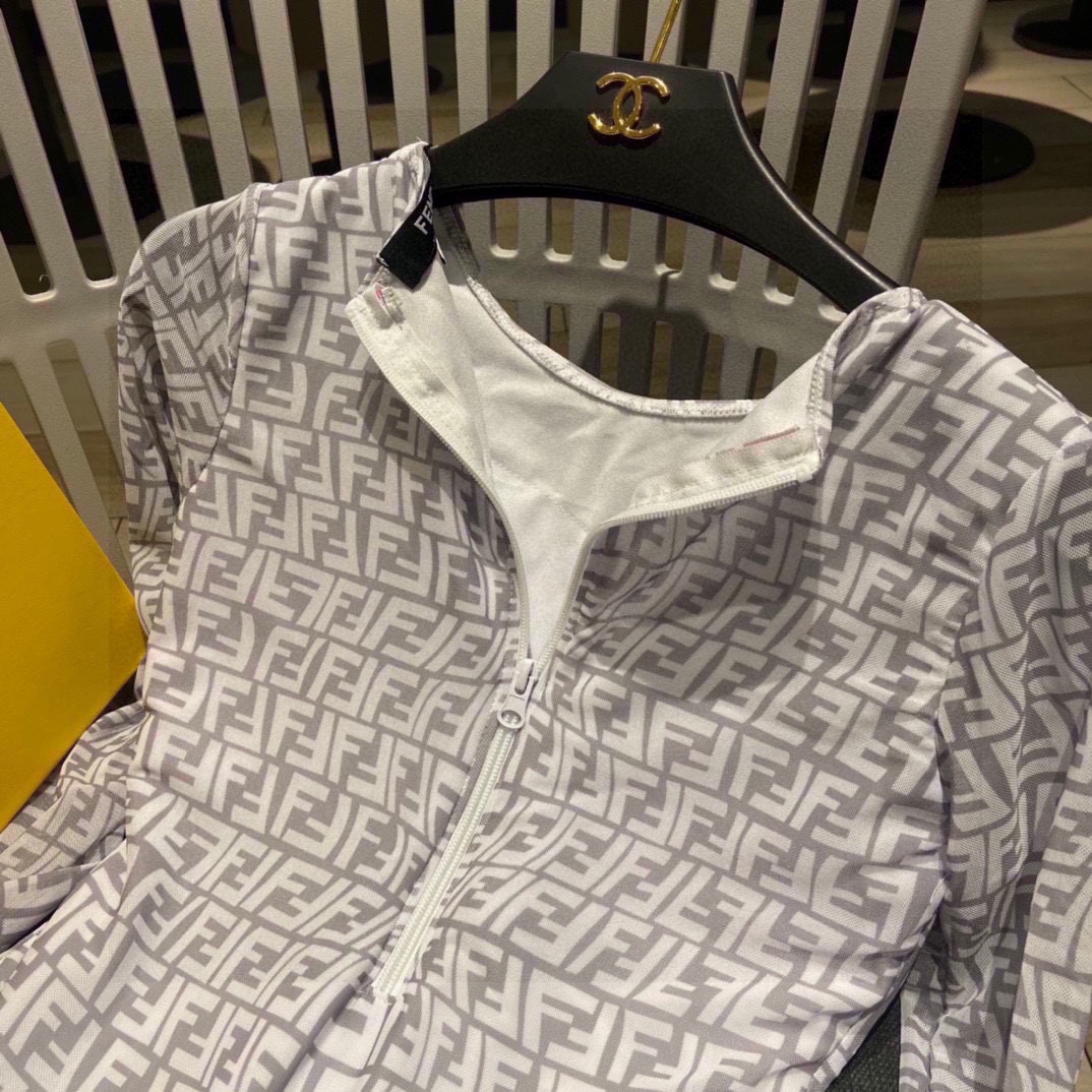 Bagsaaa F**di Swimwear Grey