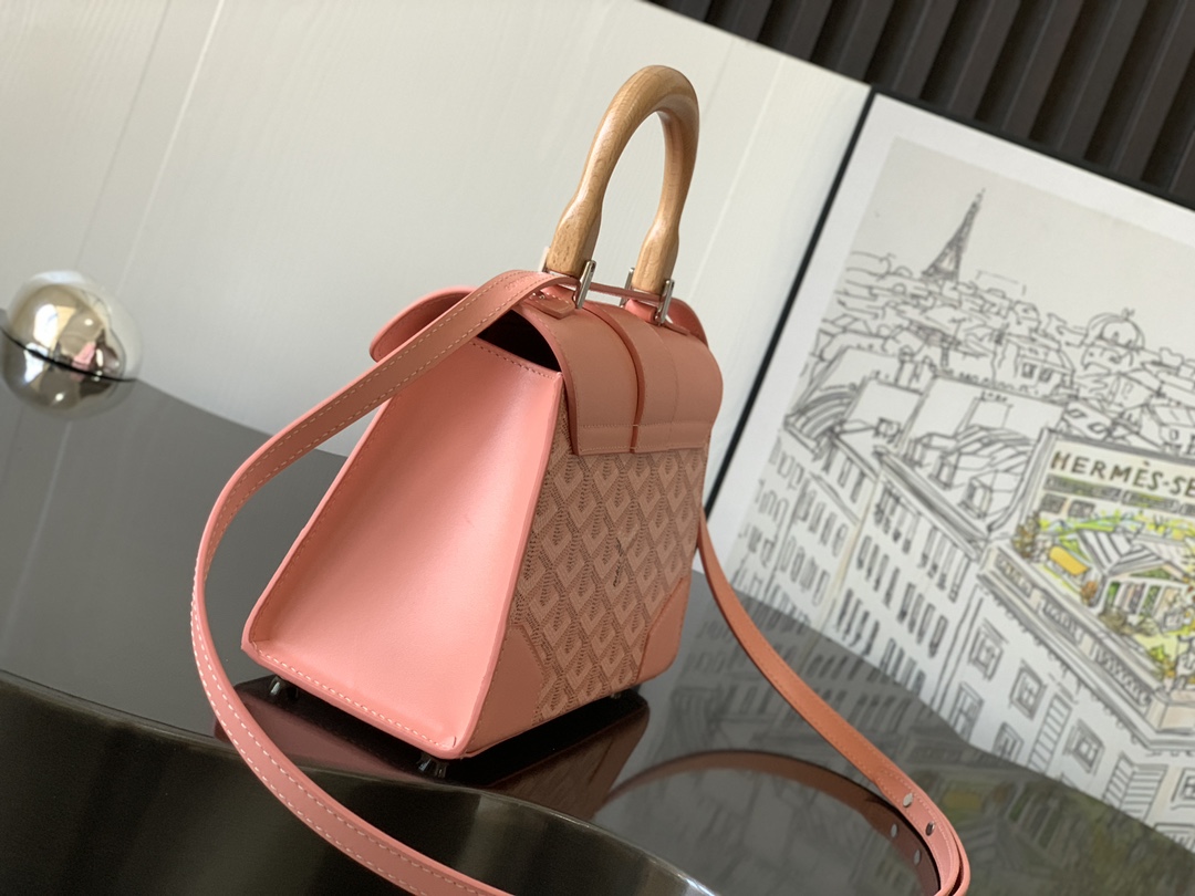 Bagsaaa G09ard Saigon Structure Mini Pink - 15 cm x 7.5 cm x 20 cm