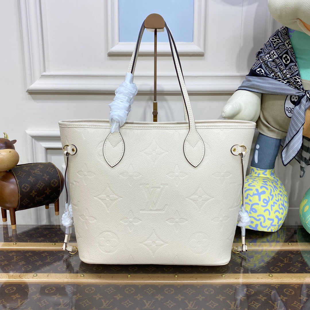 Bagsaaa L0vis Vvtt0n Neverfull MM Creme - 32x29x17cm