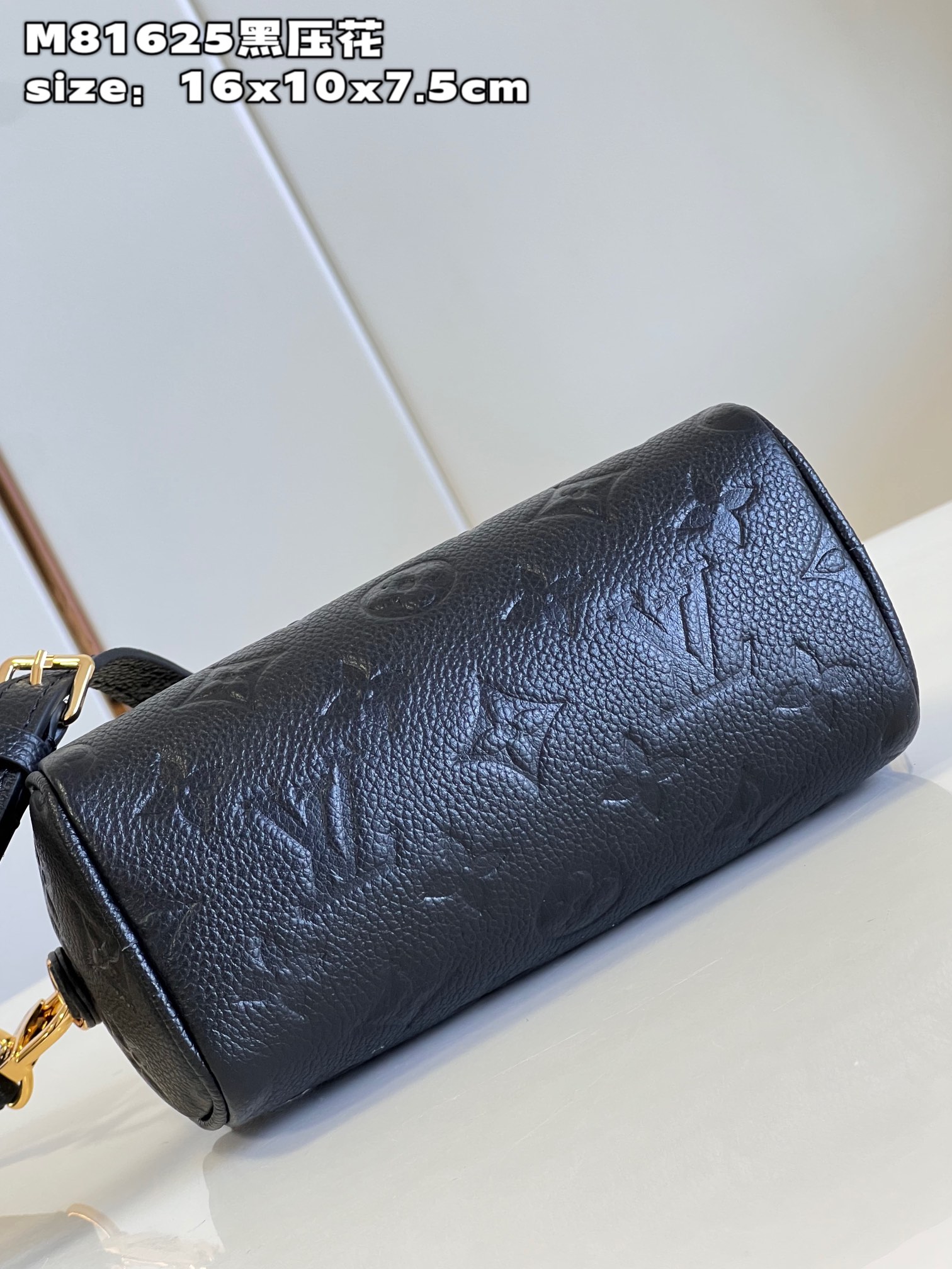 Bagsaaa L0vis Vvtt0n Nano Speedy Black - 16x10x7.5cm