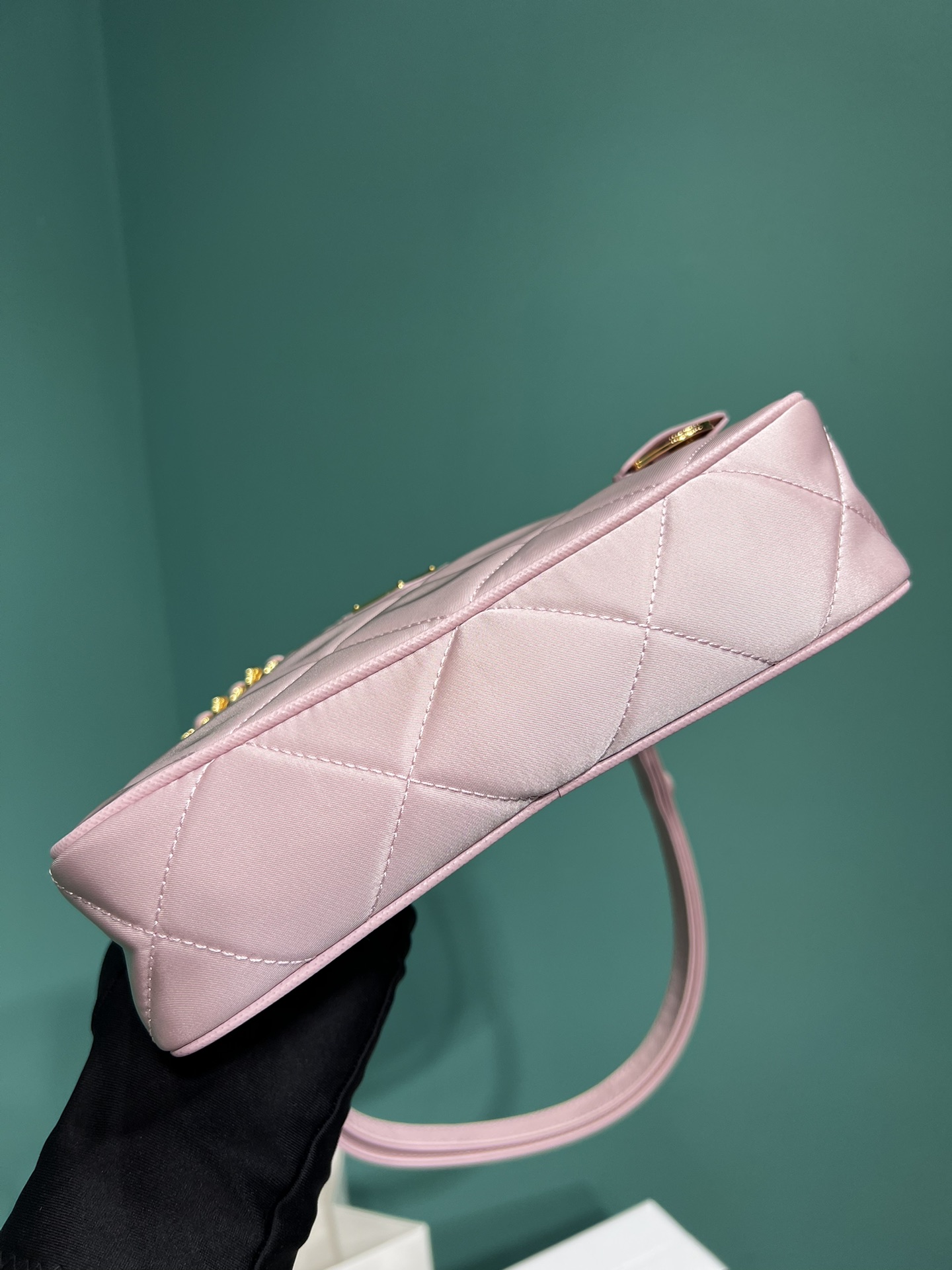 Bagsaaa Pra*a Re-Nylon mini-bag Light Pink - 22x18x6cm