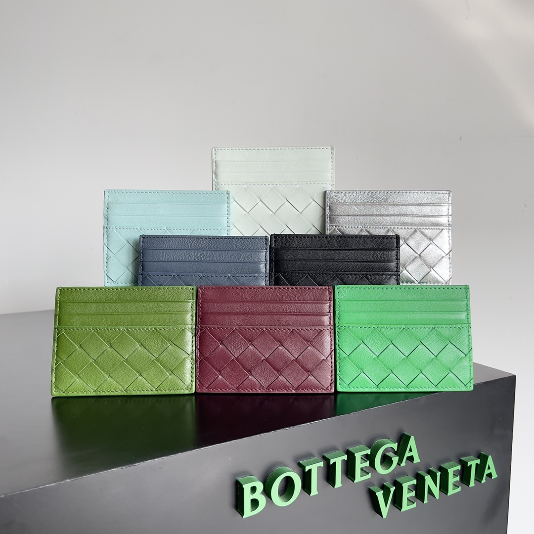 Bagsaaa B0tt*ga Ven*ta Intrecciato Credit Card Case - 10.5x8x0.5cm