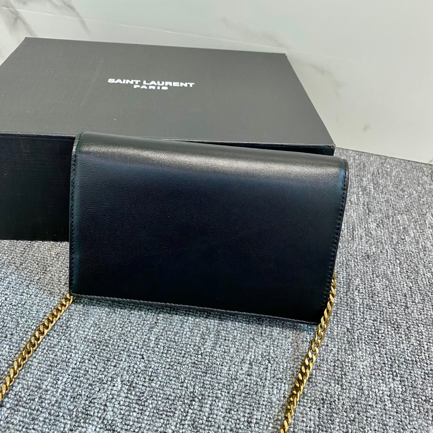 Bagsaaa Y51 Cassandra Shoulder Black Bag - 19x12.5x3.5cm