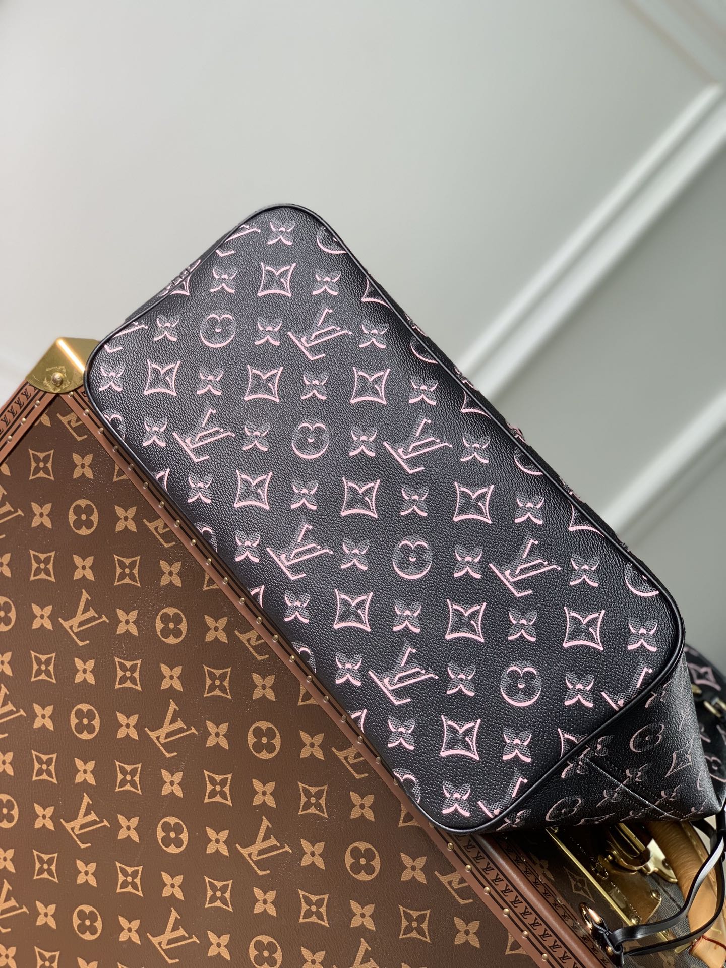 Bagsaaa L0vis Vvtt0n Neverfull MM Fall For You Black - 31x28x14cm