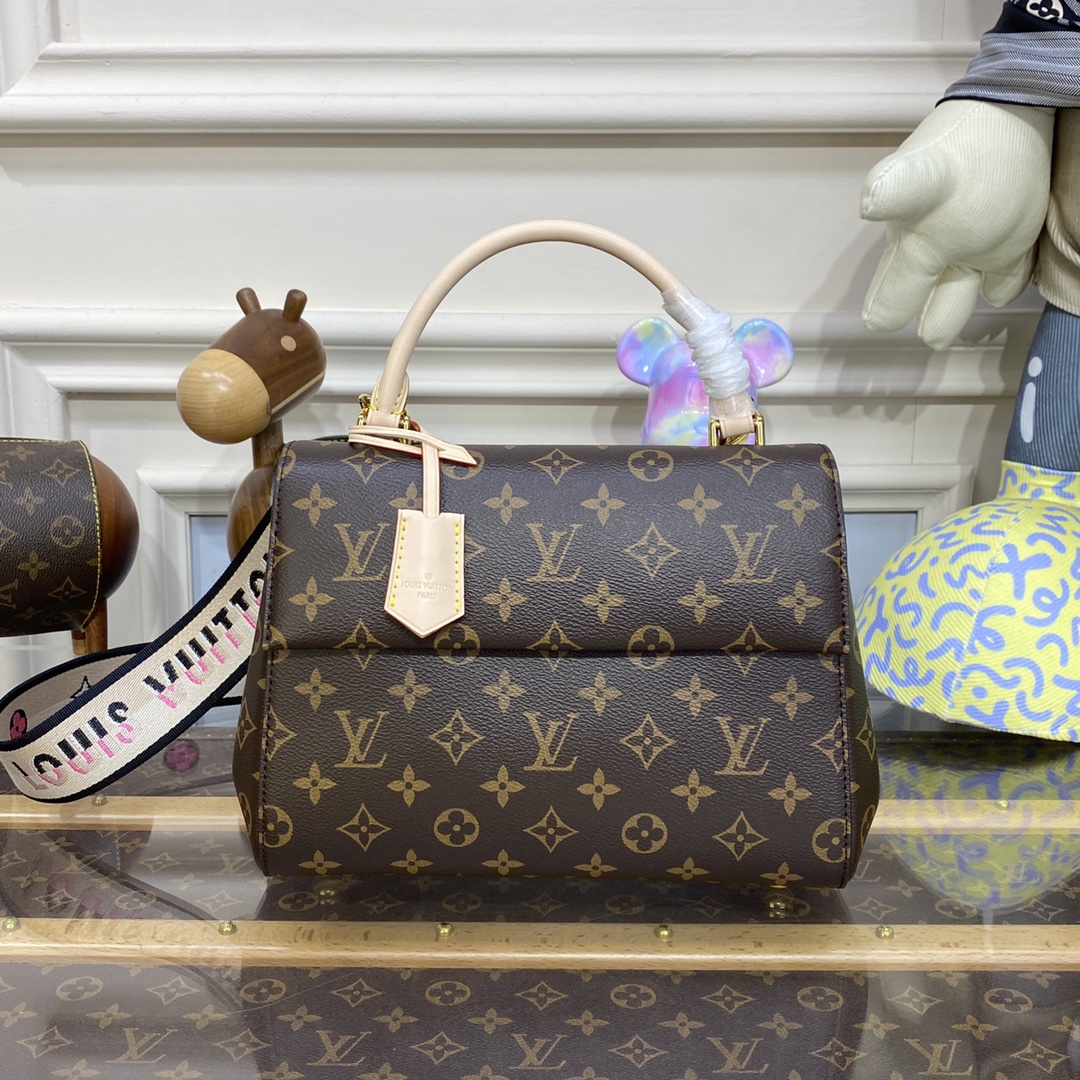 Bagsaaa L0vis Vvtt0n Cluny Mini Monogram Black Strap - 20 x 16 x 7.5 cm