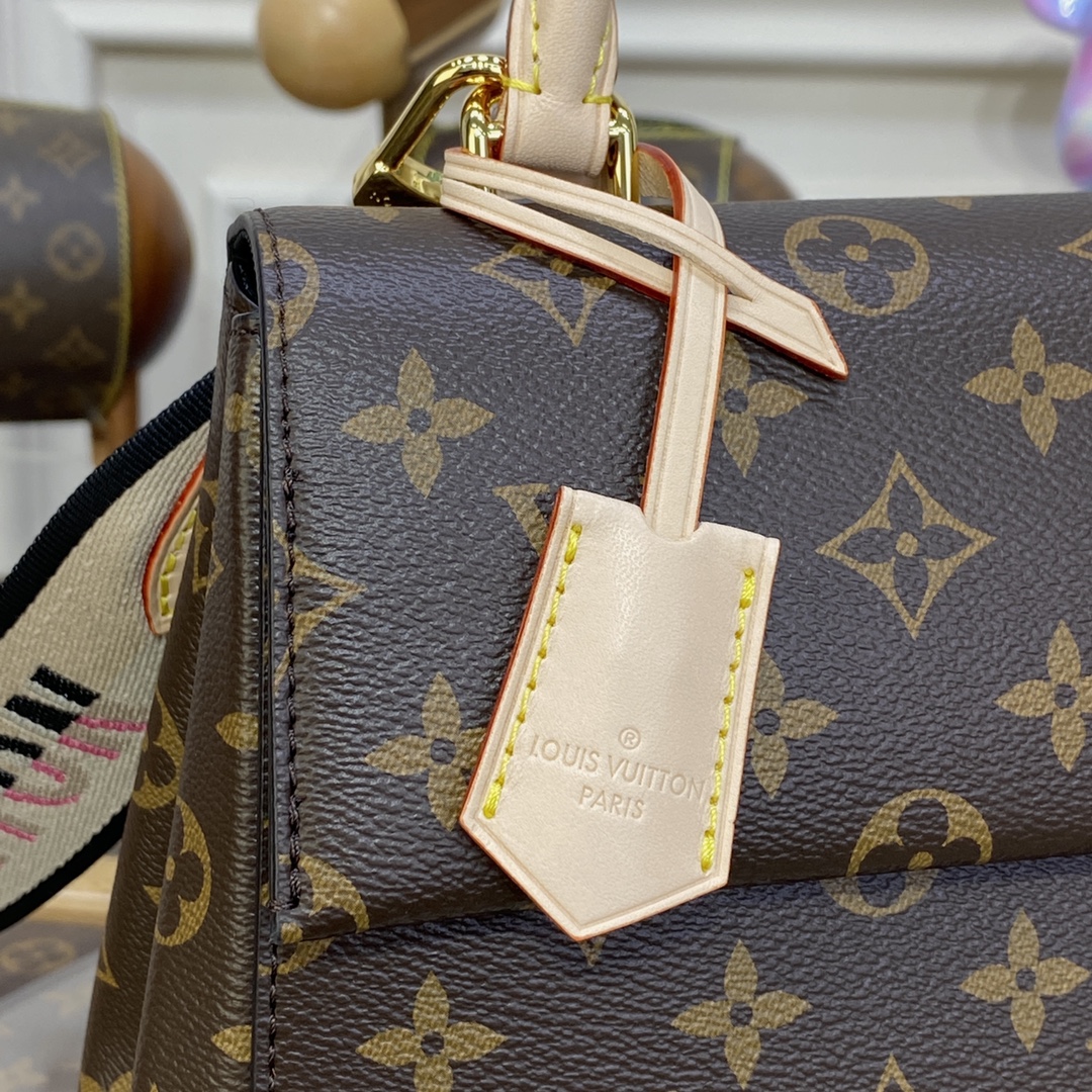 Bagsaaa L0vis Vvtt0n Cluny Mini Monogram Black Strap - 20 x 16 x 7.5 cm