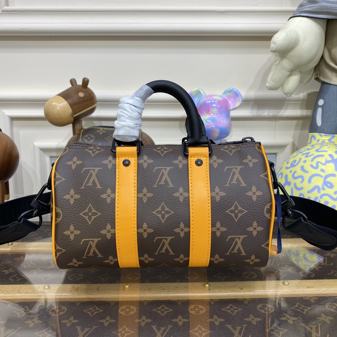 Bagsaaa L0vis Vvtt0n Keepall Bandoulière 25 Monogram Macassa - 25 x 15 x 11cm