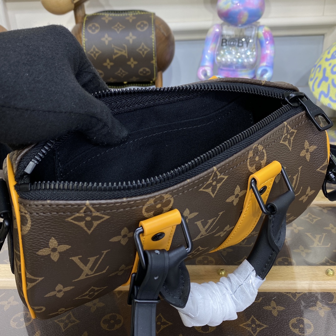 Bagsaaa L0vis Vvtt0n Keepall Bandoulière 25 Monogram Macassa - 25 x 15 x 11cm