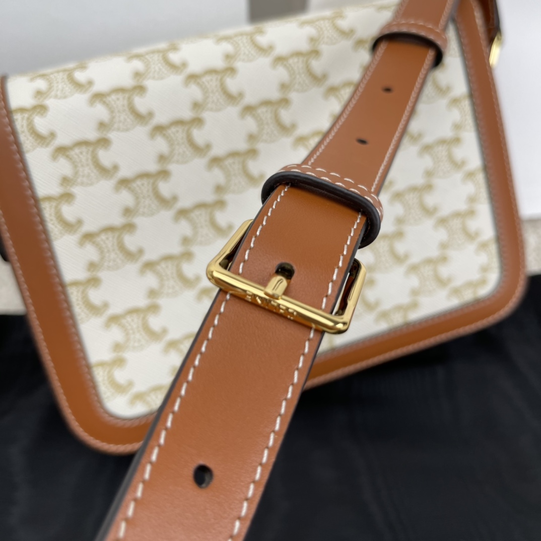 Bagsaaa Ce1i*e Classique TriompheWhite - 22.5 X 16.5 X 7.5 cm