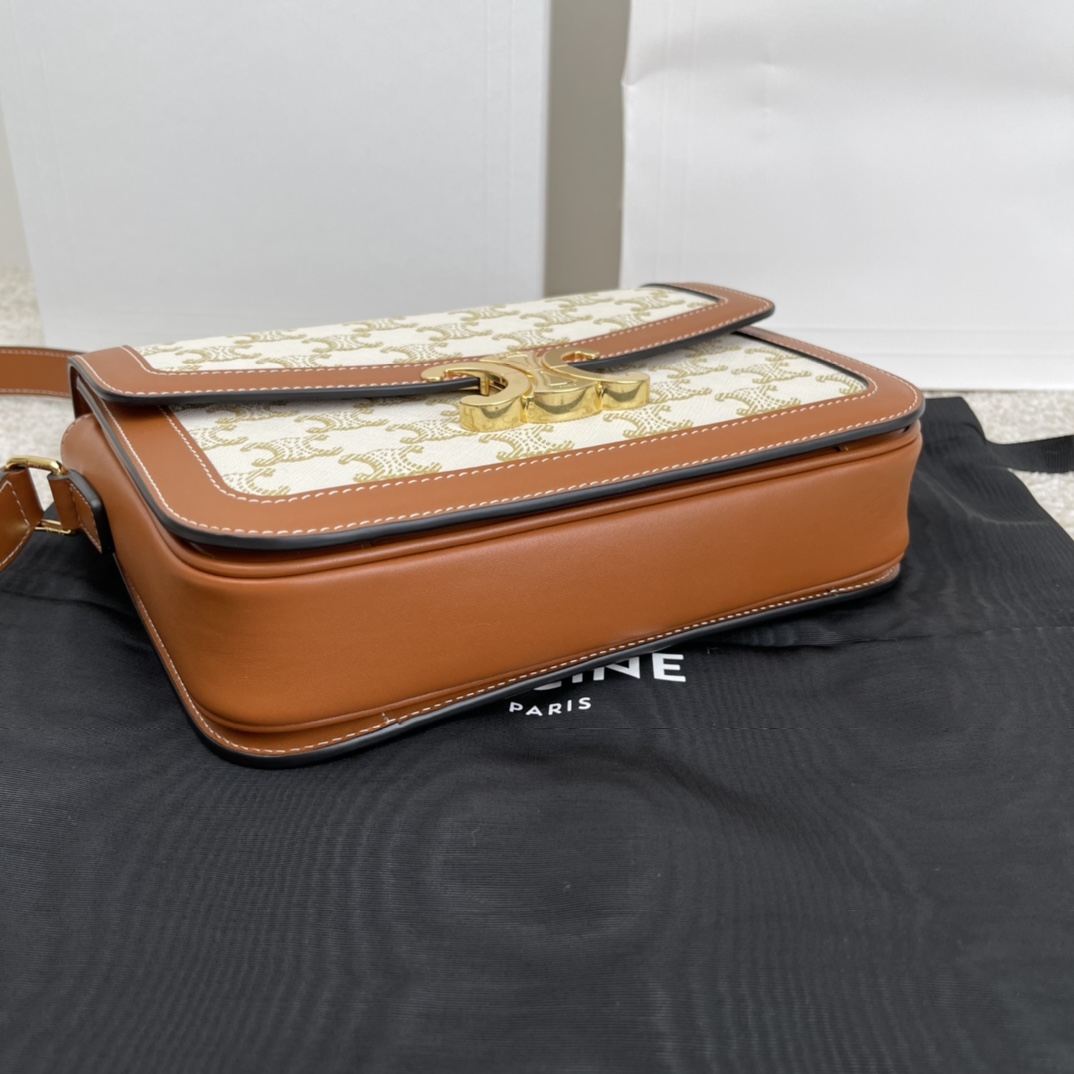 Bagsaaa Ce1i*e Classique TriompheWhite - 22.5 X 16.5 X 7.5 cm